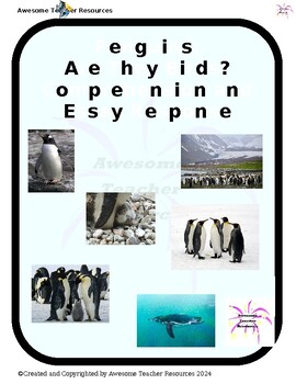 Preview of Penguins: Are They Birds? Comprehension and Essay: GR 4