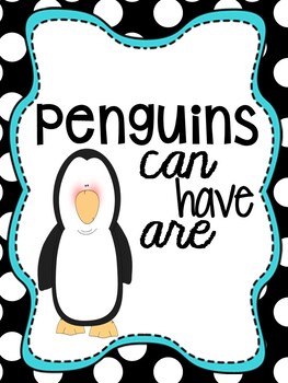 Preview of Penguin Can, Have, Are DIFFERENTIATED