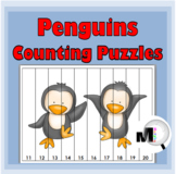 Penguin Math Number Order Puzzles