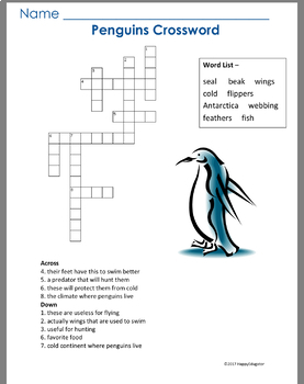 free crossword puzzle maker penguin