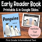 Penguins Early Reader with Nonfiction Text Features for Fi