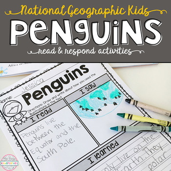Preview of Penguins FREEBIE: Read & Respond