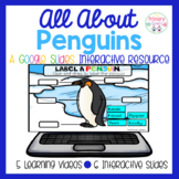 Penguins Google Slides Interactive Resourse
