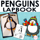 Penguins Lapbook Informational Text - Winter Animals - Tem