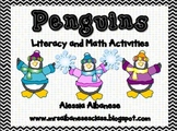 Penguins Literacy and Math Activities