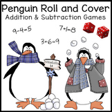 Penguins Math Activities Addition and Subtraction Games