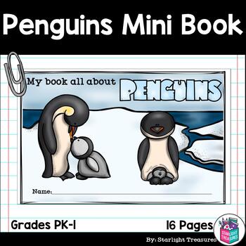 Preview of Penguins Mini Book for Early Readers - Animal Study