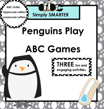 Preview of Penguins Play ABC Games:  SMARTBOARD Alphabet Games