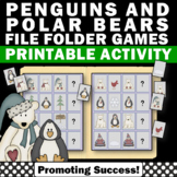 Winter Themed Activities File Folder Games Special Educati