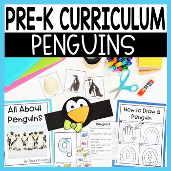 Penguins Pre-K or Transitional Kindergarten Unit, Penguin Lessons & Crafts