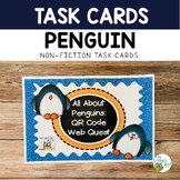 Penguins QR Codes Nonfiction Task Cards