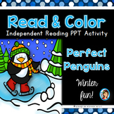 Penguins Read and Color PowerPoint