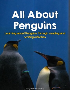 Preview of Penguins: Reading and Writing Activities
