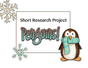 Preview of Penguins Short Research Project Non Fiction