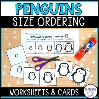 Penguins Size Ordering from Smallest to Largest by Planning in PJs