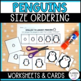 Penguins Size Ordering for Winter | Order by Size | Cut and Glue