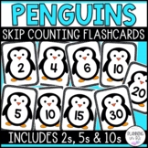 Penguins Skip Counting Flash Cards | Counting by 2s, 5s and 10s