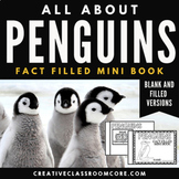 Penguins Study Mini Book - Elementary Writing Practice - P