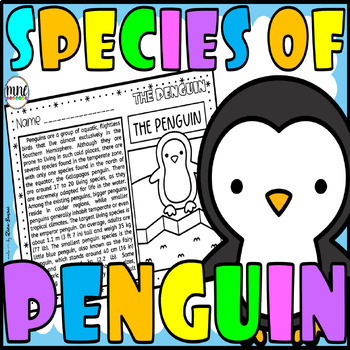 Preview of Penguins Unit Study And Research Antarctic Region Life Cycle Pack