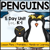 Penguins Unit for Kindergarten and First Grade