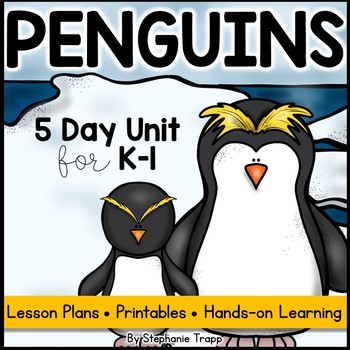 Preview of Penguins Unit for Kindergarten and First Grade