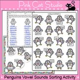 Phonics Vowel Sounds Sorting Activity - Penguins