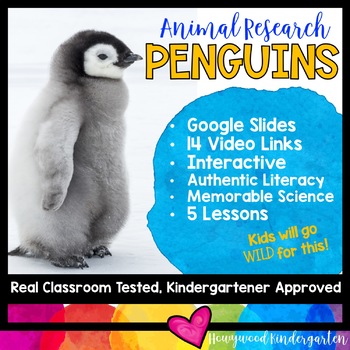 Preview of Penguins ...5 days of awesome research mixed w/ literacy skills, videos, & FUN!