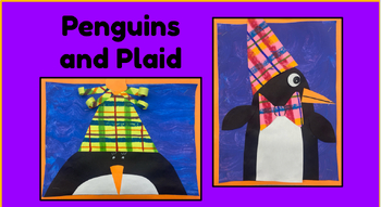 Preview of Penguins and Plaid Art Project
