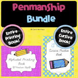 Penmanship Bundle {Printing & Cursive Books Included!}
