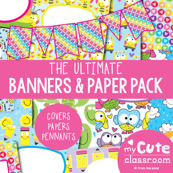 Preview of Editable Binder Covers | Banners | Paper Pack