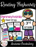 Pennsylvania 3rd Grade Reading Academic Vocabulary Flash Cards