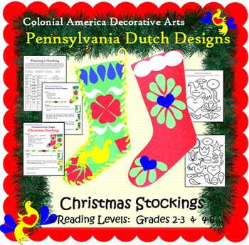 Preview of Pennsylvania Dutch Christmas Stockings