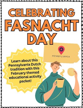 Preview of Pennsylvania Dutch Fasnacht Activity Packet for Fat Tuesday in February!