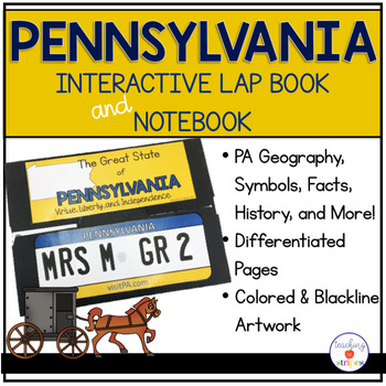 Preview of Pennsylvania Lap Book and Interactive Notebook