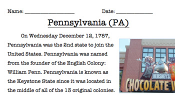 Preview of Pennsylvania Reading Comprehension