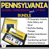 Pennsylvania Reading Comprehension and Lap Book Bundle