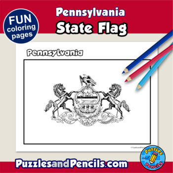 pennsylvania state coloring pages