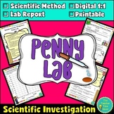 Scientific Method Water Drops on a Penny Digital Google Sl