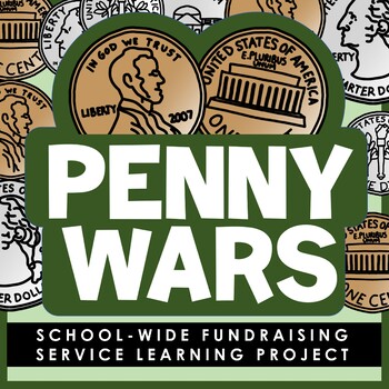 Preview of Penny Wars Fundraising Service Learning Project and Fundraiser