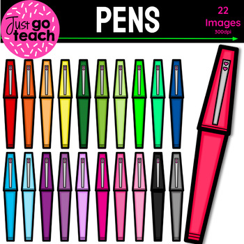 Pens {ClipArt} by Just Go Teach | Teachers Pay Teachers