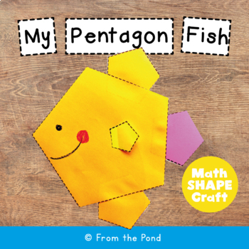Preview of Pentagon Fish Shape Craft