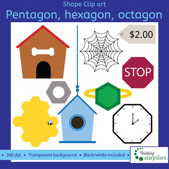 different shapes of pentagon