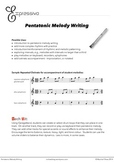 Pentatonic Melody Writing