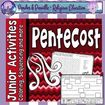 Preview of Pentecost Activity Pack {for Juniors}
