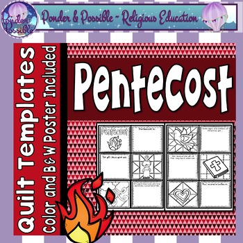 Preview of Pentecost Bible Quilt: The Holy Spirit & Confirmation