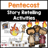 Pentecost Bible Story Retelling Activities, Bible Retellin