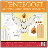 Pentecost Confirmation Gifts of the Holy Spirit Papercrafts
