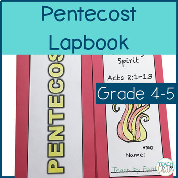 Preview of Pentecost Craft Bible Lesson Lapbook