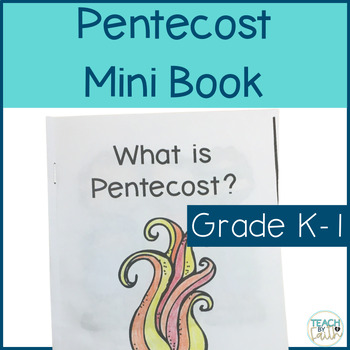 Preview of Pentecost Craft Bible Lesson Mini Book