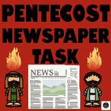 Pentecost Newspaper Article Task | Scripture